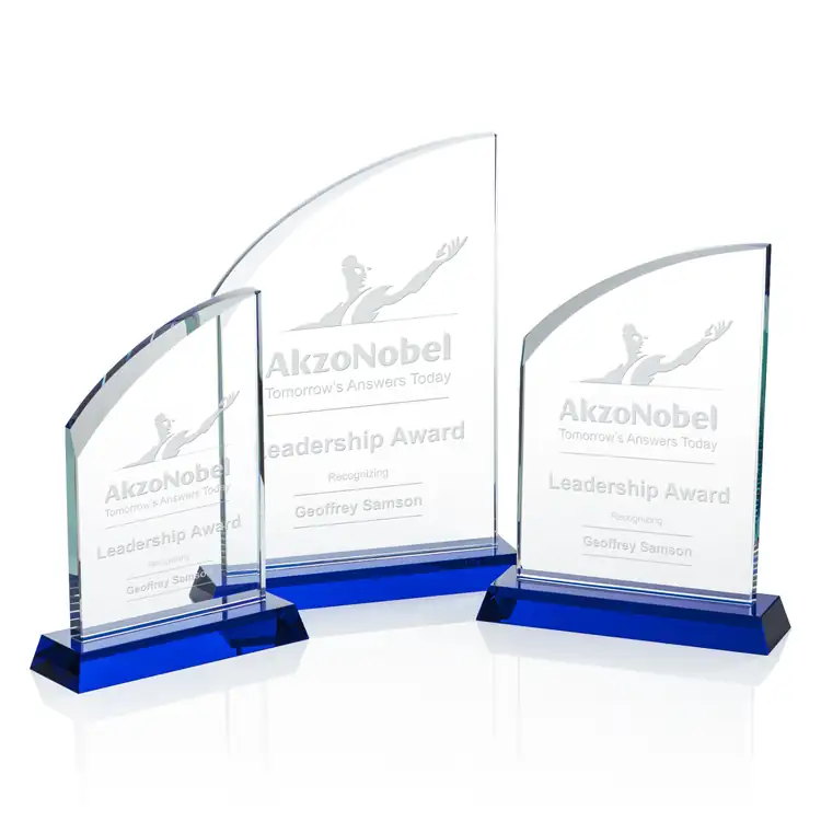 Allingham Blue Optical Crystal Award