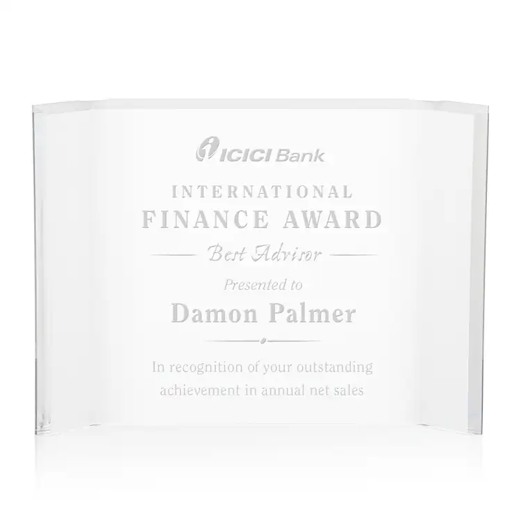 Almer Acrylic Award - Laser Engraving #2
