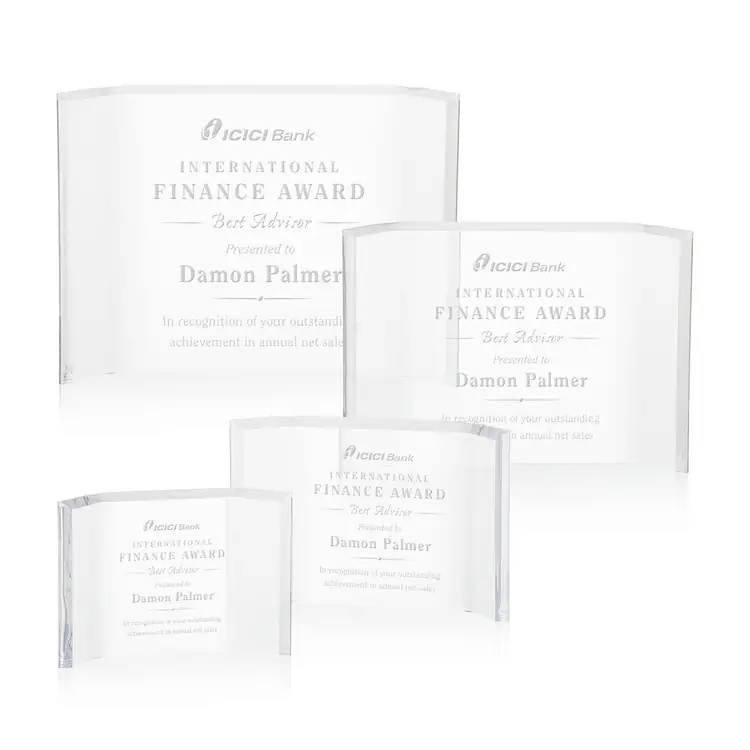 Almer Acrylic Award - Laser Engraving