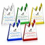 Trophée Alpine en cristal optique - Multicolore