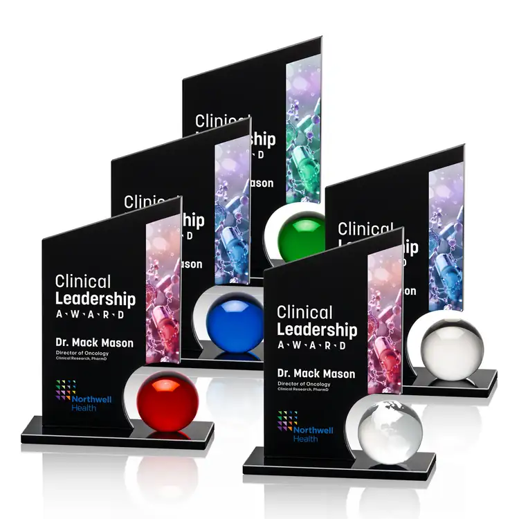 Amarath Black Crystal Award - Multicolor