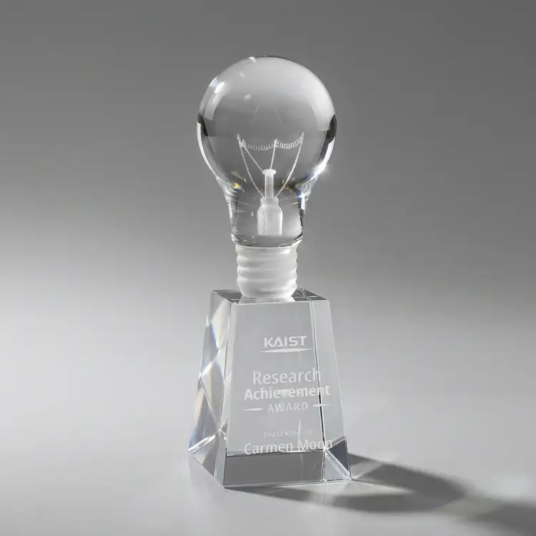 Light Bulb Award on Fortino Base - Deep Etch #3