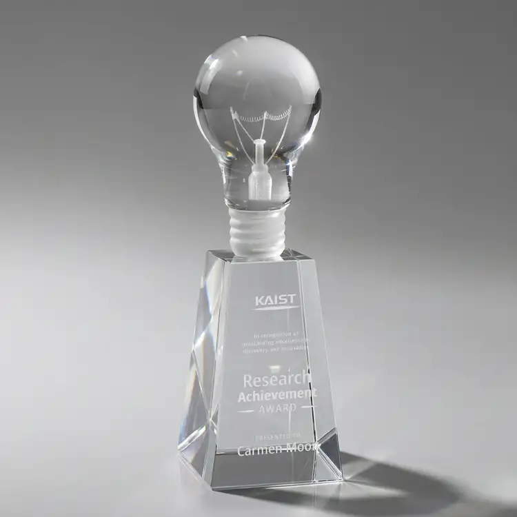 Light Bulb Award on Fortino Base - Deep Etch #4