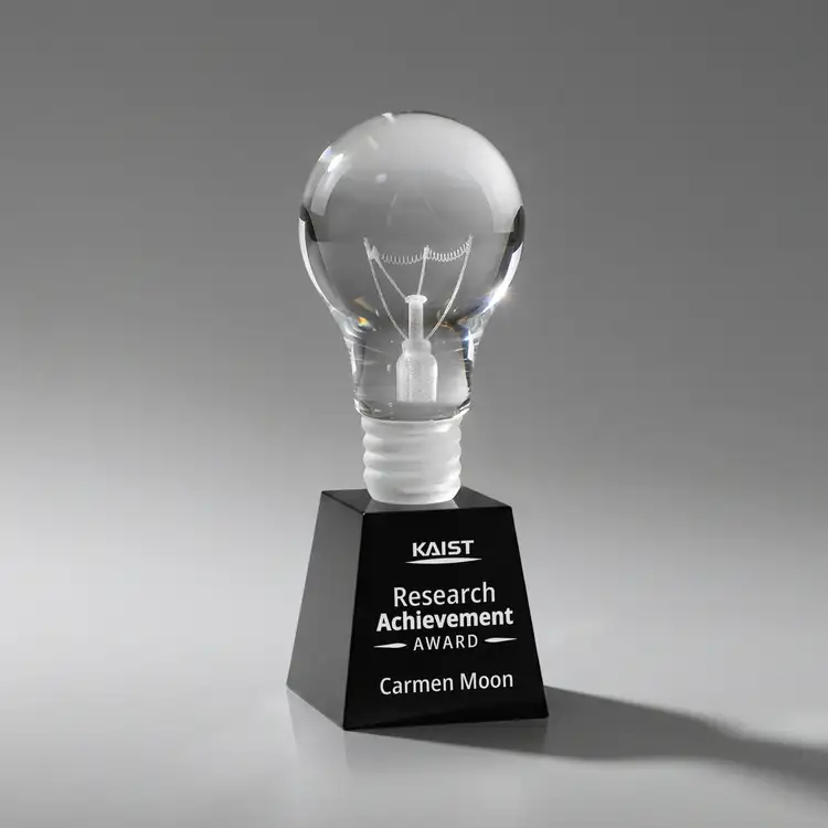 Light Bulb Award on Fortino Base - Deep Etch & Imprint #2