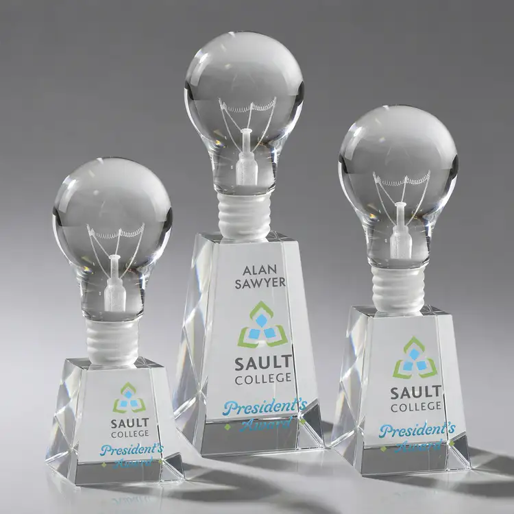 Light Bulb Award on Fortino Base - Multicolor Print #2