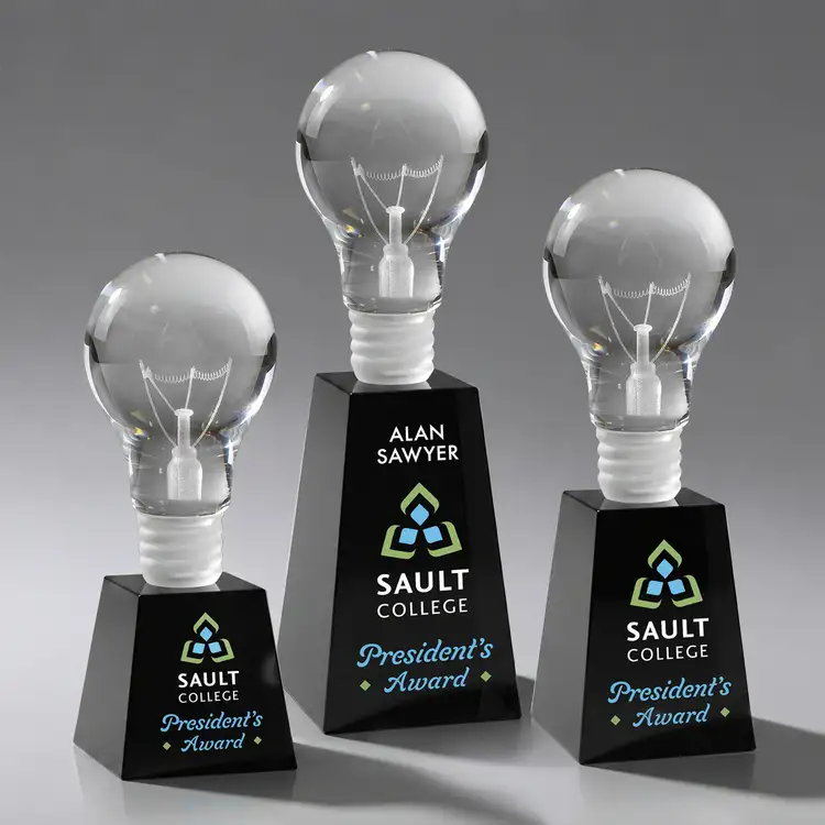 Light Bulb Award on Fortino Base - Multicolor Print #3