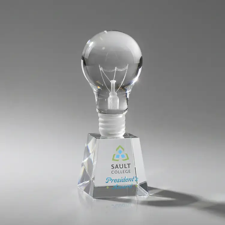 Light Bulb Award on Fortino Base - Multicolor Print #4