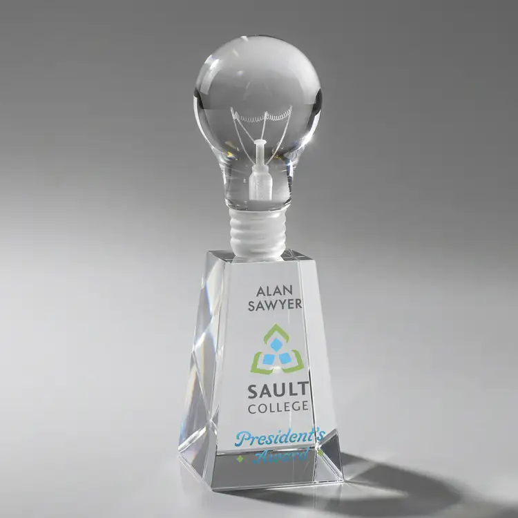 Light Bulb Award on Fortino Base - Multicolor Print #6