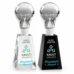 Trophée Ampoule sur socle Fortino - Impression multicolore