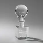 Trophée Ampoule sur socle Granby - Gravure