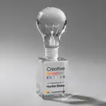 Trophée Ampoule sur socle Lexington - Impression multicolore