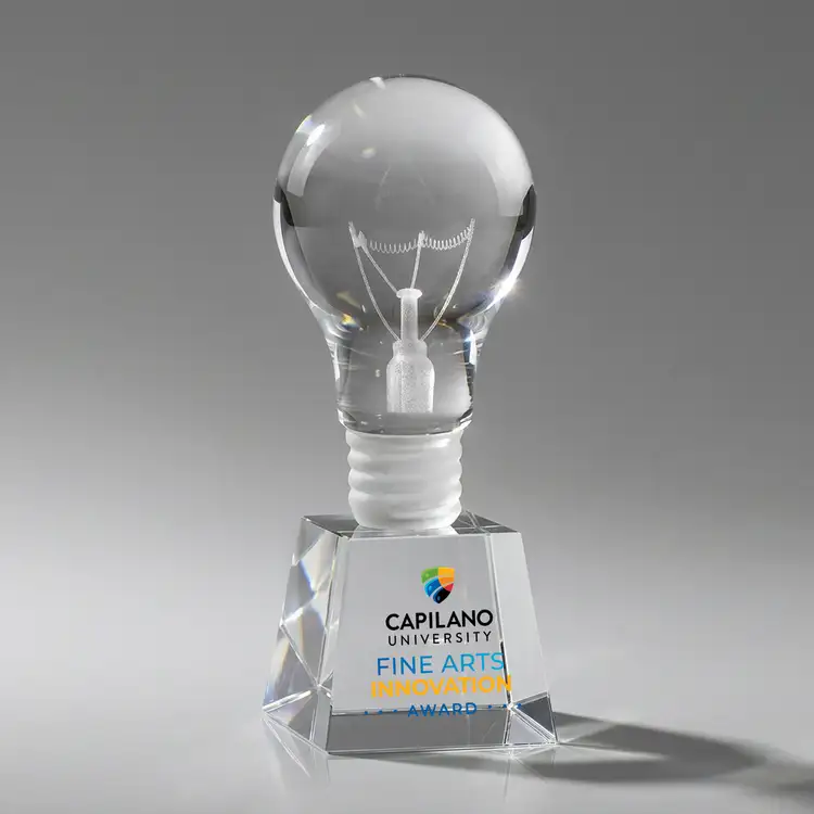 Light Bulb Award on Robson Base - Multicolor Print #2