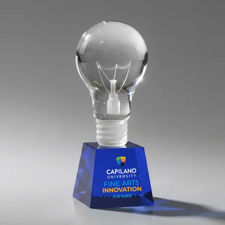 Light Bulb Award on Robson Base - Multicolor Print #3