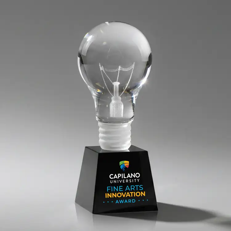 Light Bulb Award on Robson Base - Multicolor Print #4