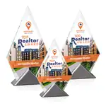 Trophée Andria en cristal Starfire - Multicolore