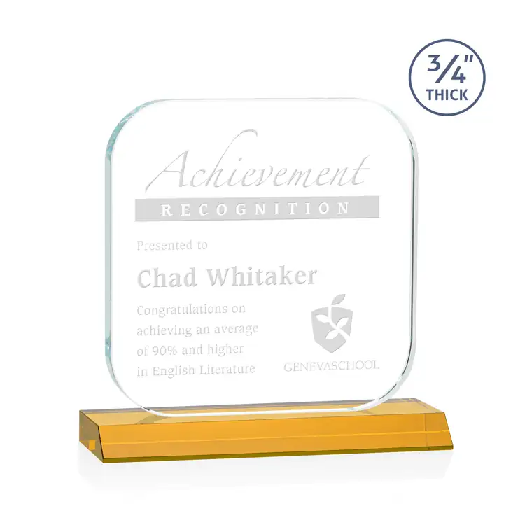 App Award - Starfire Crystal - Engraved #2