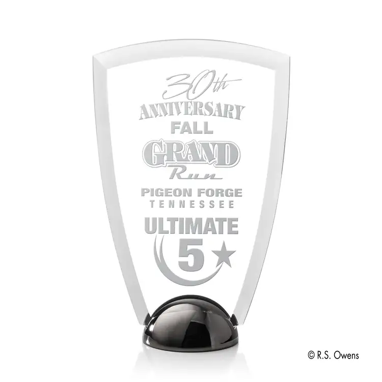 Arch Hemisphere Award - Laser Engraved #2