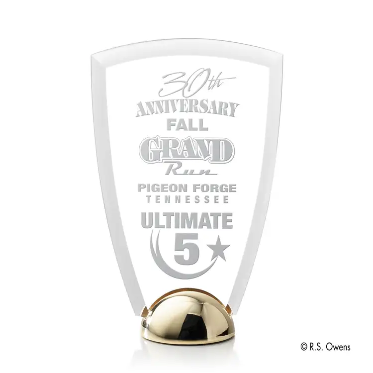 Arch Hemisphere Award - Laser Engraved #3
