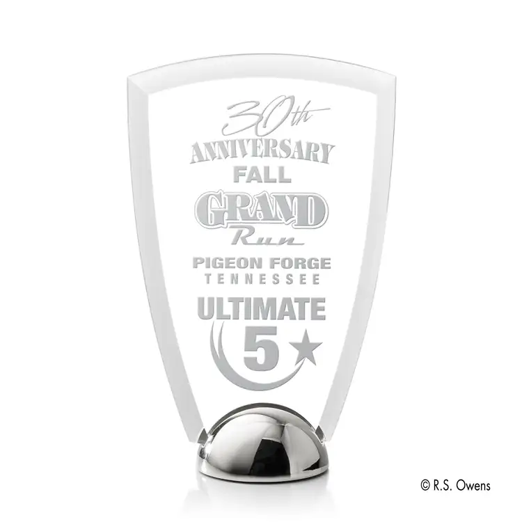 Arch Hemisphere Award - Laser Engraved #4