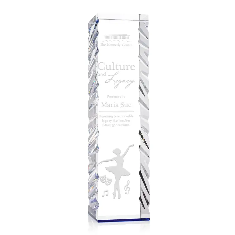 Arezzo Optical Crystal Award - Deep Etch #4