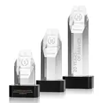Trophée Ashford en cristal optique sur socle - Gravure