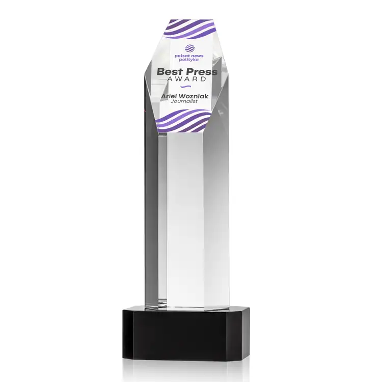 Ashford Optical Crystal Award on Crystal Base - Multicolor #4