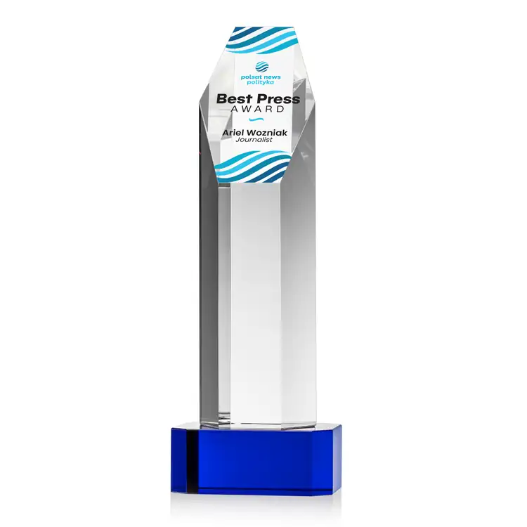 Ashford Optical Crystal Award on Crystal Base - Multicolor #5