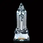 Trophée Ashwood Tower en cristal optique