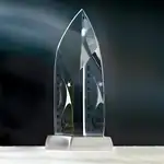 Trophée Aspire R.S. Owens en acrylique sur socle fini étain