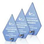 Trophée Atchison en verre - Losange - Impression