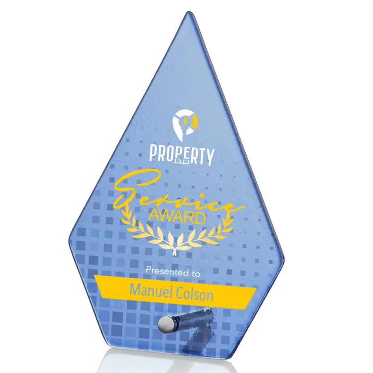 Trophée Atchison en verre - Losange - Multicolore #2