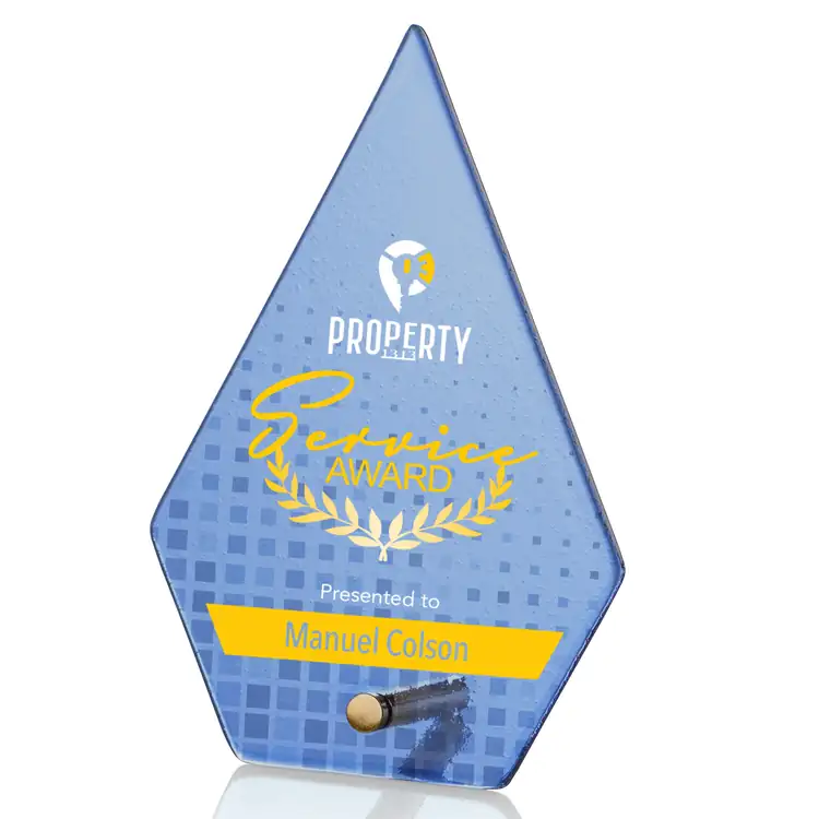 Trophée Atchison en verre - Losange - Multicolore #3