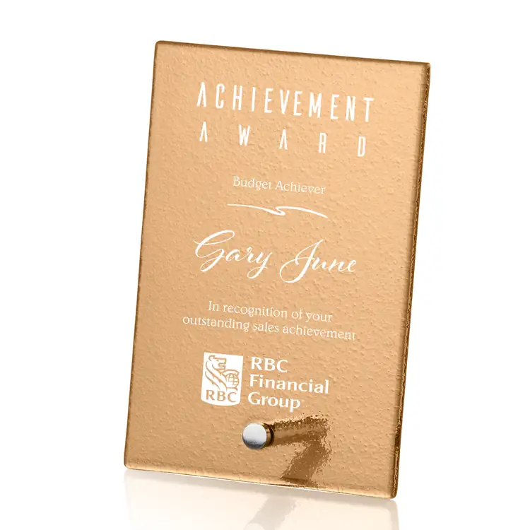 Atchison Glass Award - Rectangle - Printing #5