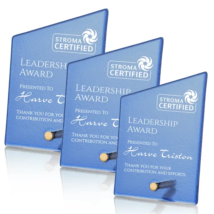 Atchison Glass Award - Slant - Printing