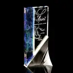 Trophée Baja en verre d'art