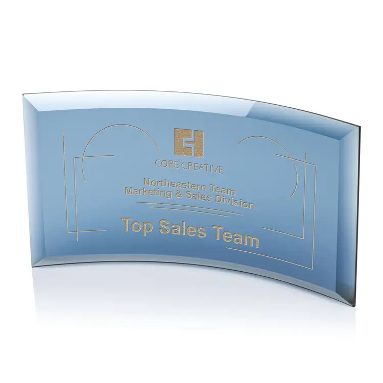 Bancroft Starfire Crystal Award - Engraving and Printing #3