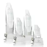 Trophée Barrhaven en cristal optique sur socle - Gravure