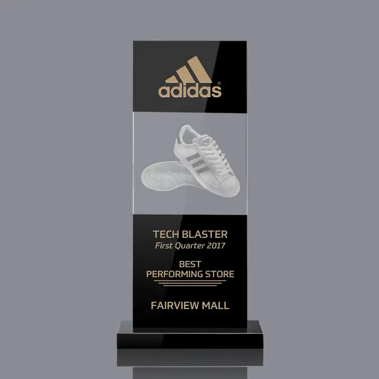 Trophée Basilia en cristal - Gravure 3D #2