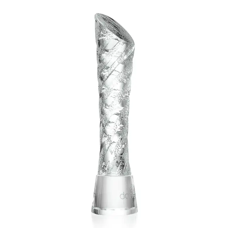 Trophée Bauer en cristal optique