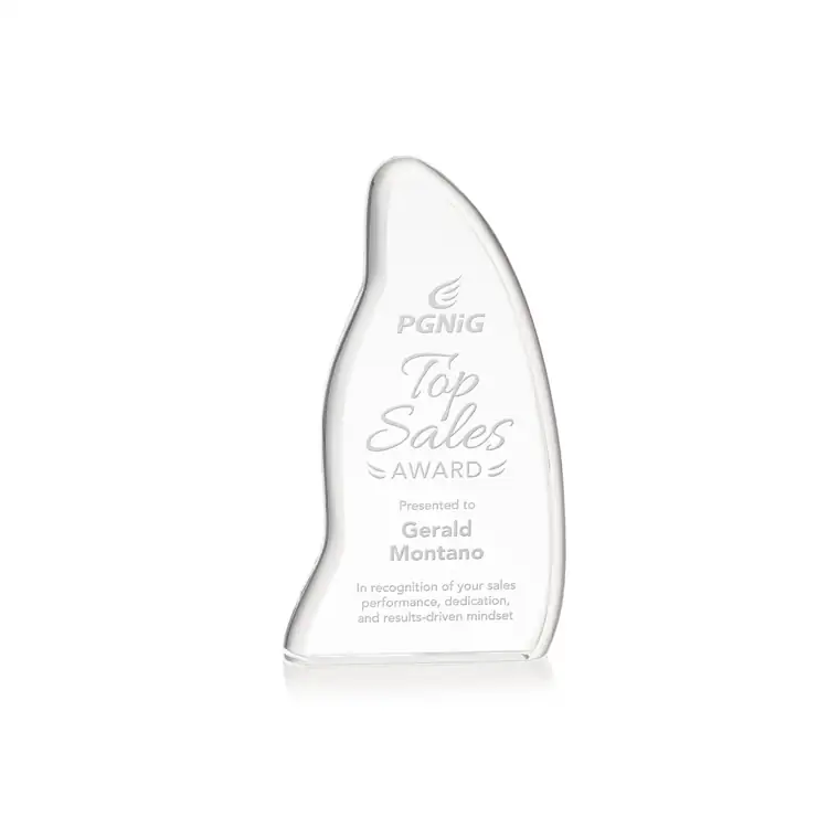 Beauford Optical Crystal Award - Deep Etch #2