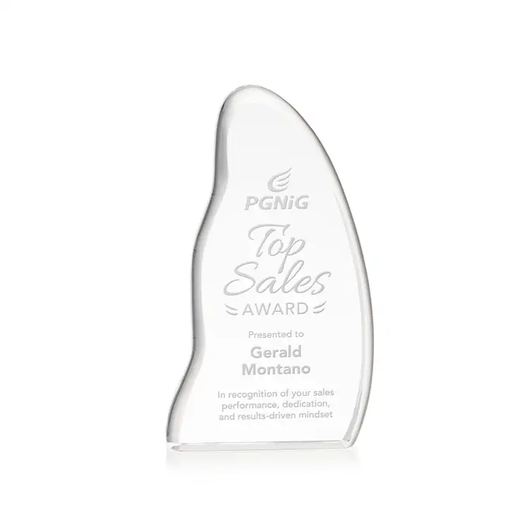 Beauford Optical Crystal Award - Deep Etch #3
