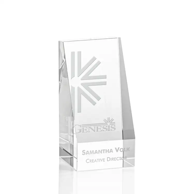 Belleville Optical Crystal Award - Deep Etch #2