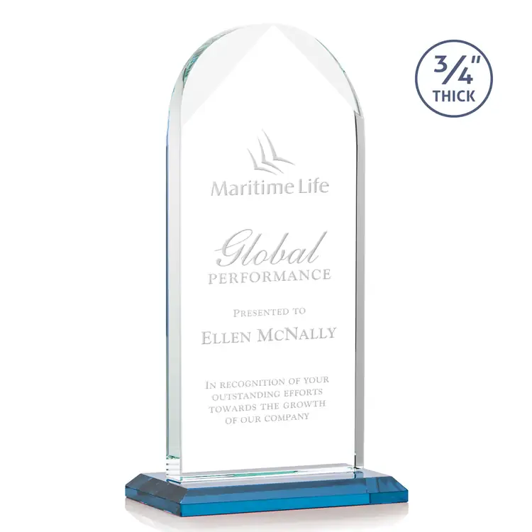 Blake Award - Starfire Crystal - Engraved #9
