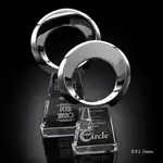 Trophée Boundless sur socle en cristal optique
