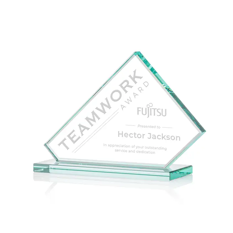 Bracknell Jade Glass Award #3