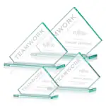 Trophée Bracknell en verre jade