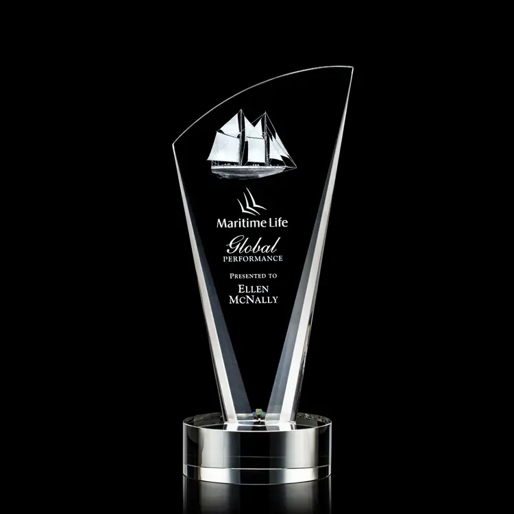 Brampton Optical Crystal Award - 3D Engraving #2