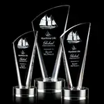 Trophée Brampton en cristal optique - Gravure 3D