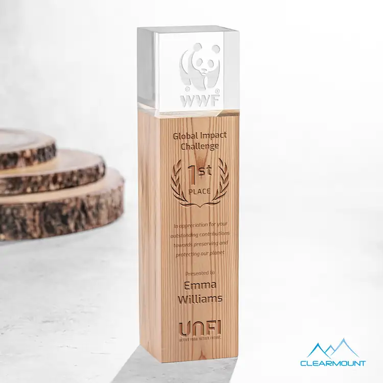 Branche Wood and Acrylic Award - Laser Engraving #2