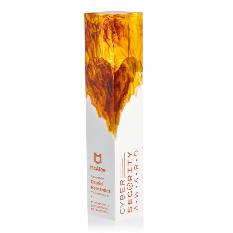 Brandino Award - Acrylic, Resin - Engraved and Colorfill #4
